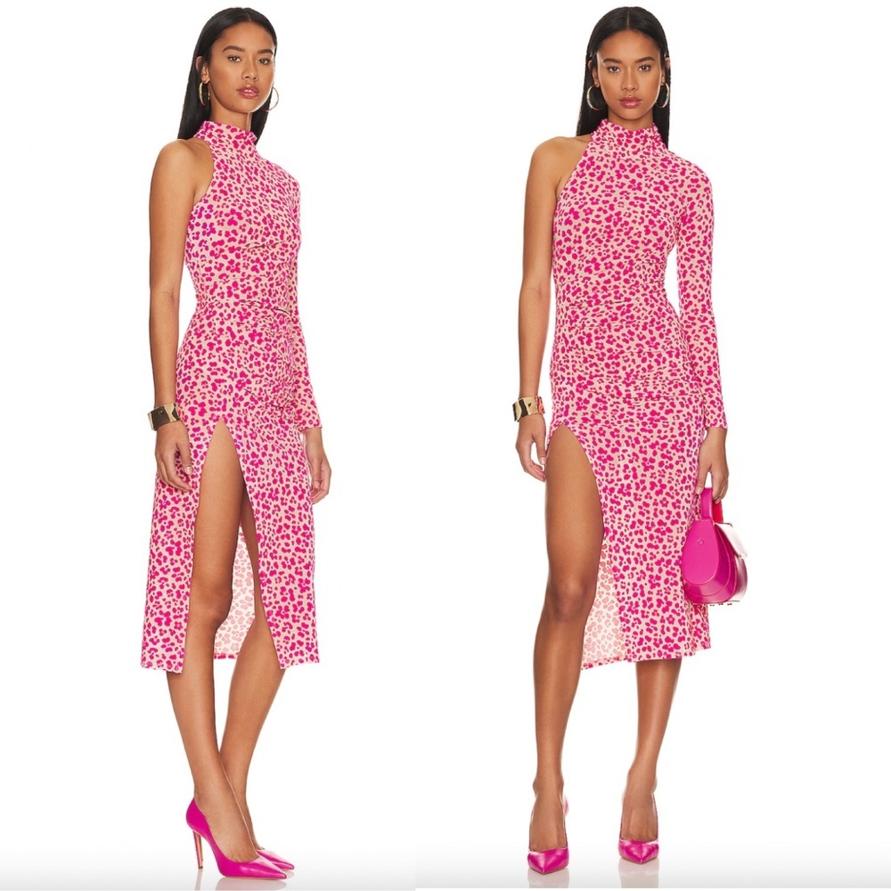 NBD Faren Maxi Dress in Hot Pink